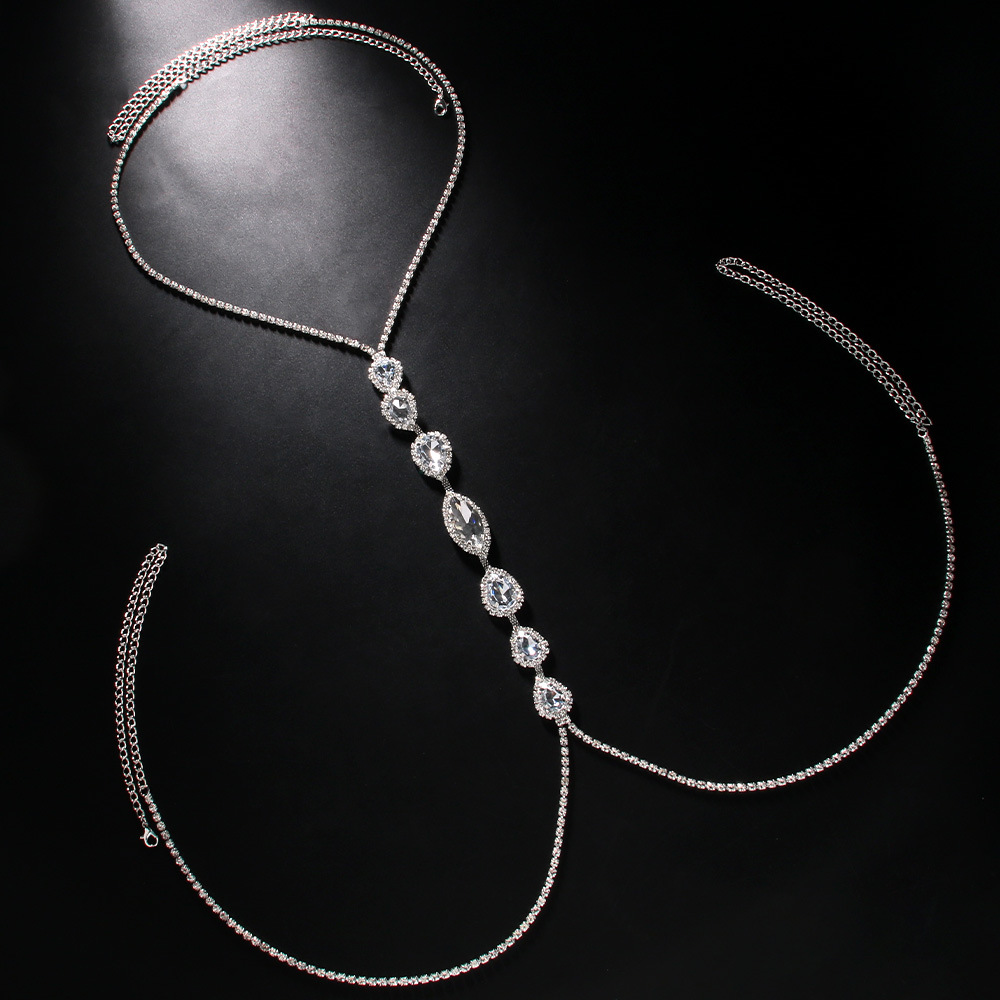 Fashion Sexy Water Drop Neckla - Body Jewelry Necklace recension och pris