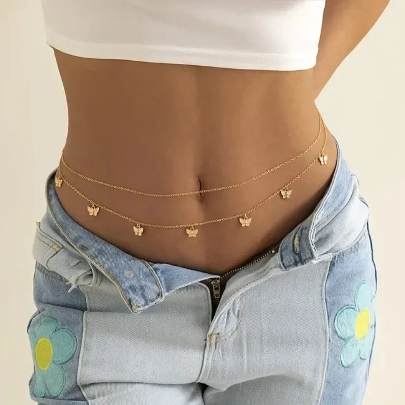 New Charm Sexy Double Layer Bu - Body Jewelry For You recension och pris