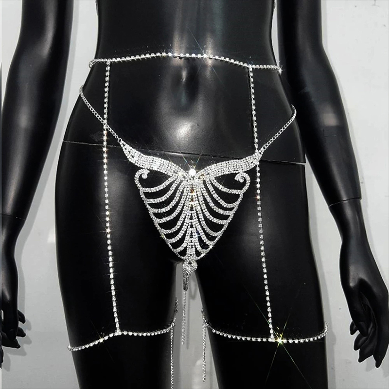 Stonefans Thong and Waist Chai - Body Jewelry Retainers recension och pris