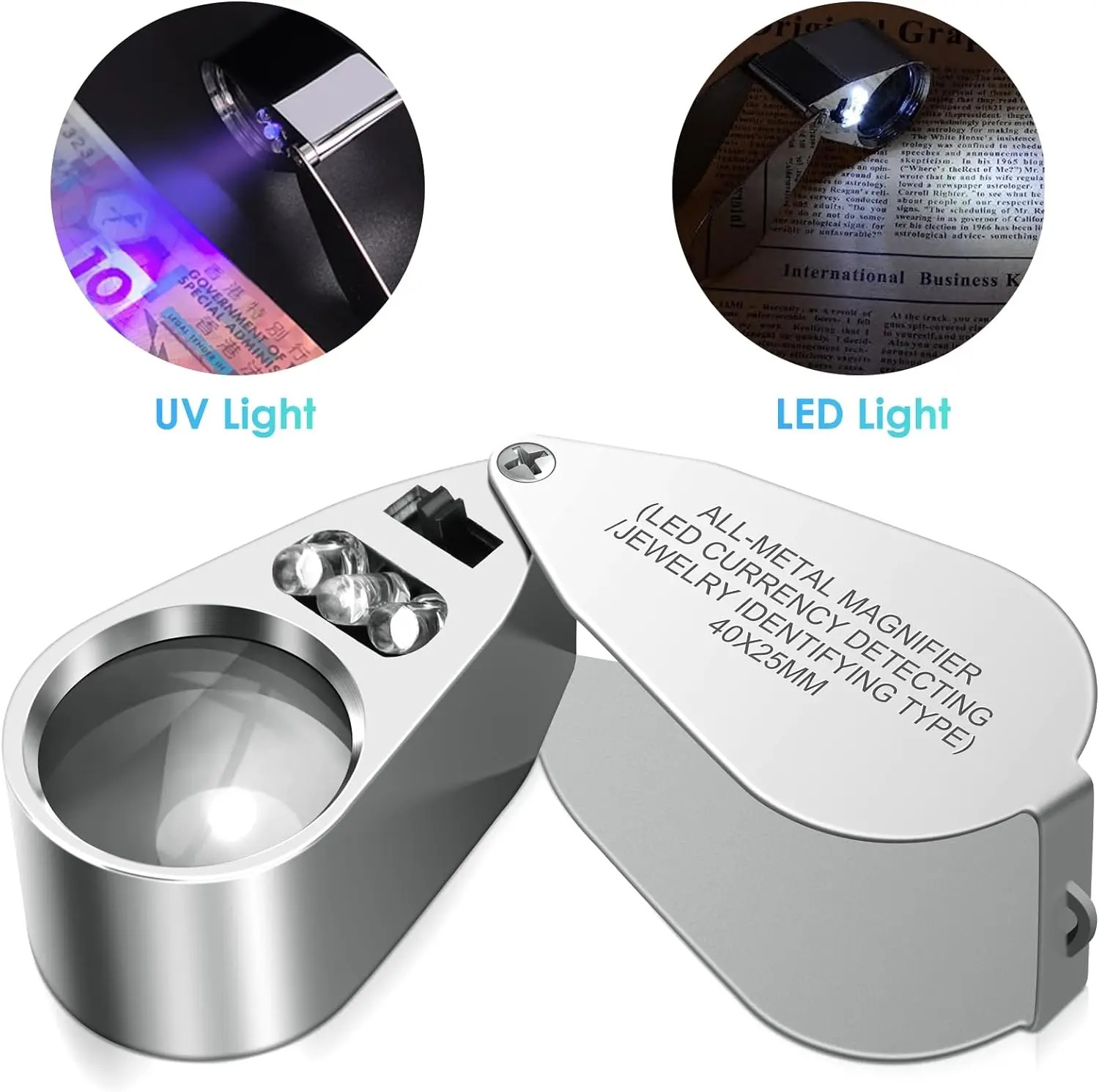 40X Illuminated Loupe Magnifie - Body Jewelry Repair recension och pris