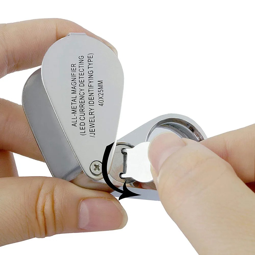 40X Illuminated Loupe Magnifie - Body Jewelry Repair recension och pris