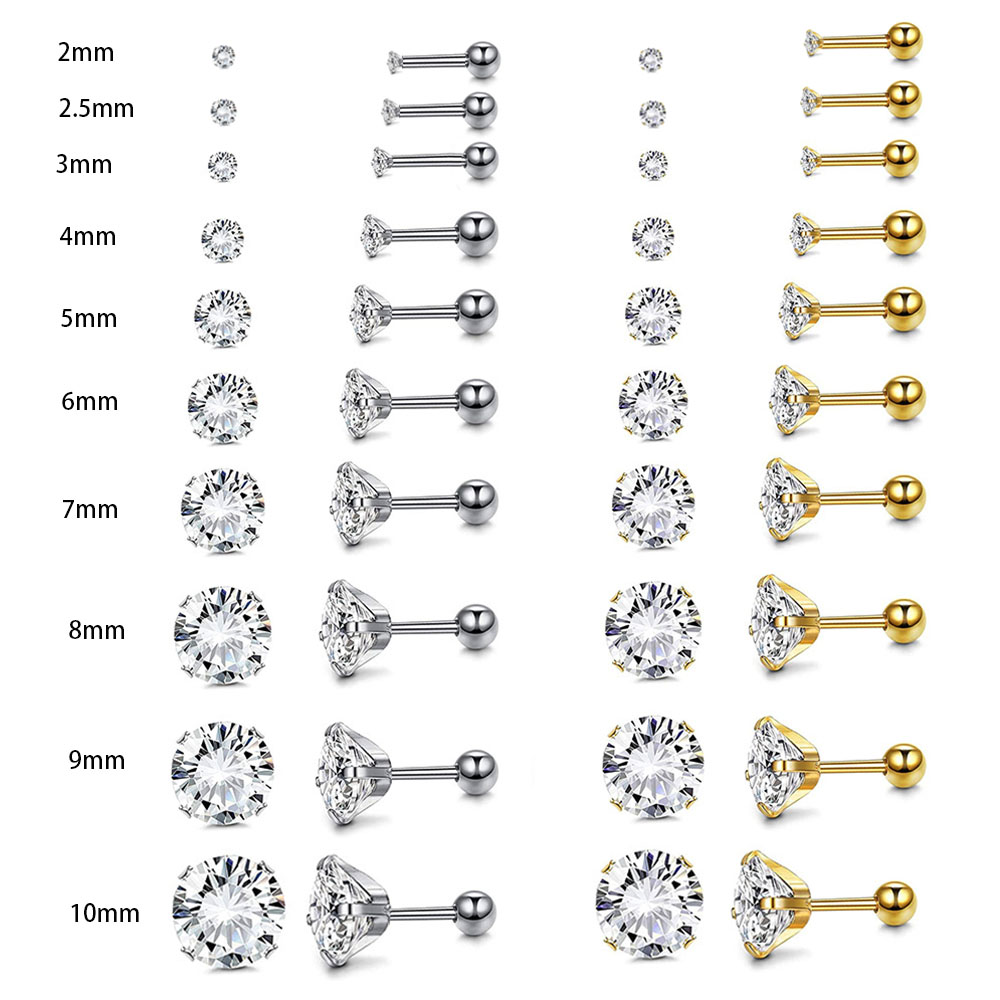 1Pair Surgical Steel Catch Rou - Body Jewelry Surgical Steel recension och pris
