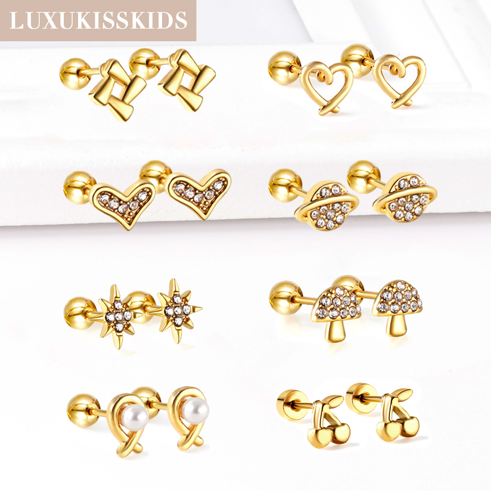 LUXUKISSKIDS Small Ear Jewelry - Body Jewelry Surgical Steel recension och pris